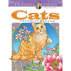 Creative Haven Cats Coloring Book -- Marty Noble, Paperback