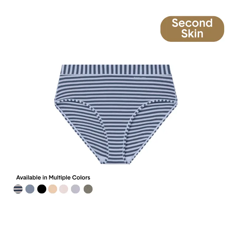 Tommy John Women’s Second Skin High-Rise Brief Panties - Lace Waist Option, Luxury Soft Modal Fabric, No Ride-Up Fit, Breathable Spandex, Everyday Basic Comfort