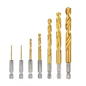 Milwaukee SHOCKWAVE Titanium Bit Set (7-Piece) 48-89-4637 - Impact Duty Drill Bit Set