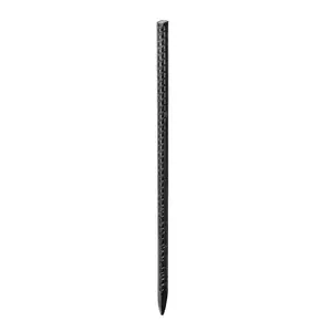VEVOR Rebar Stakes, 16-Inch, Heavy-Duty 0.45 in Diameter, Straight Galvanized Steel Ground Anchors with Chisel Point End & Rust-Resistant Coating, for Gardening Support, Fence, Camping Tents (16-Pack)