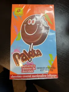 De la Rosa Chocolate-Coated Malvavisco Paleta - Sweet and Rich Flavor for Special Occasions and Snacks
