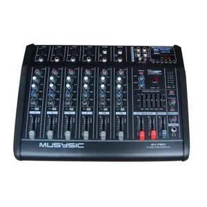 8 CHANNEL 4000 WATTS PROFESSIONAL POWER MIXER AMPLIFIER USB/SD MU-PM8C