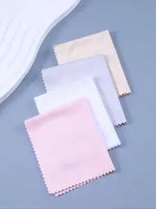 4pcs Multi-Color Microfiber Cleaning Cloths, Washable Reusable, Universal for Glasses, Phones, Tablets, Portable Lens Wipes