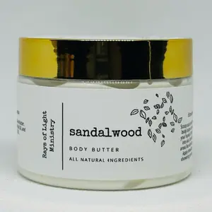 Sandalwood Body Butter - All Natural Ingredients - Moisturizer