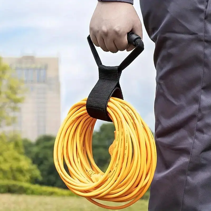 Heavy-Duty Strong Extension Cord Organizer, Storage Straps with Handle, Ideal for Garages, Rvs, Boats, Durable and Organized Storage Solution