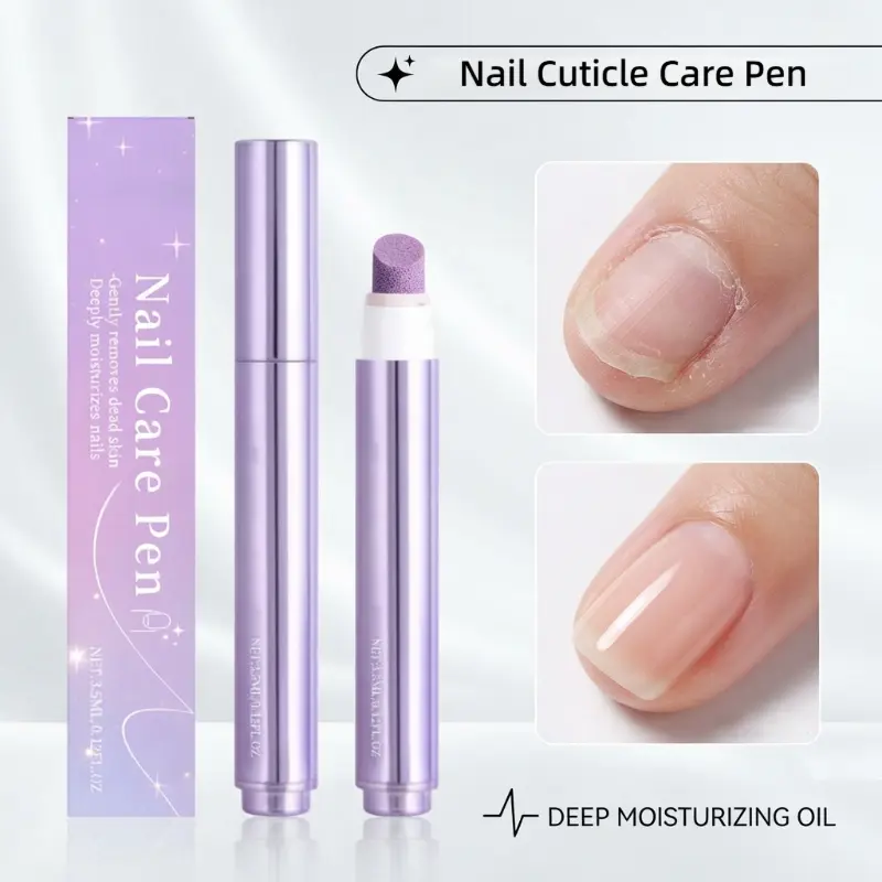 Cuticle Oil Pen for Nails | Nail Cuticle Care Pen for Dry & Damaged Cuticles | Hydrating Nail Oil Treatment for Hangnails & Cracked Cuticles, Softens & Nourishes Nail Bed