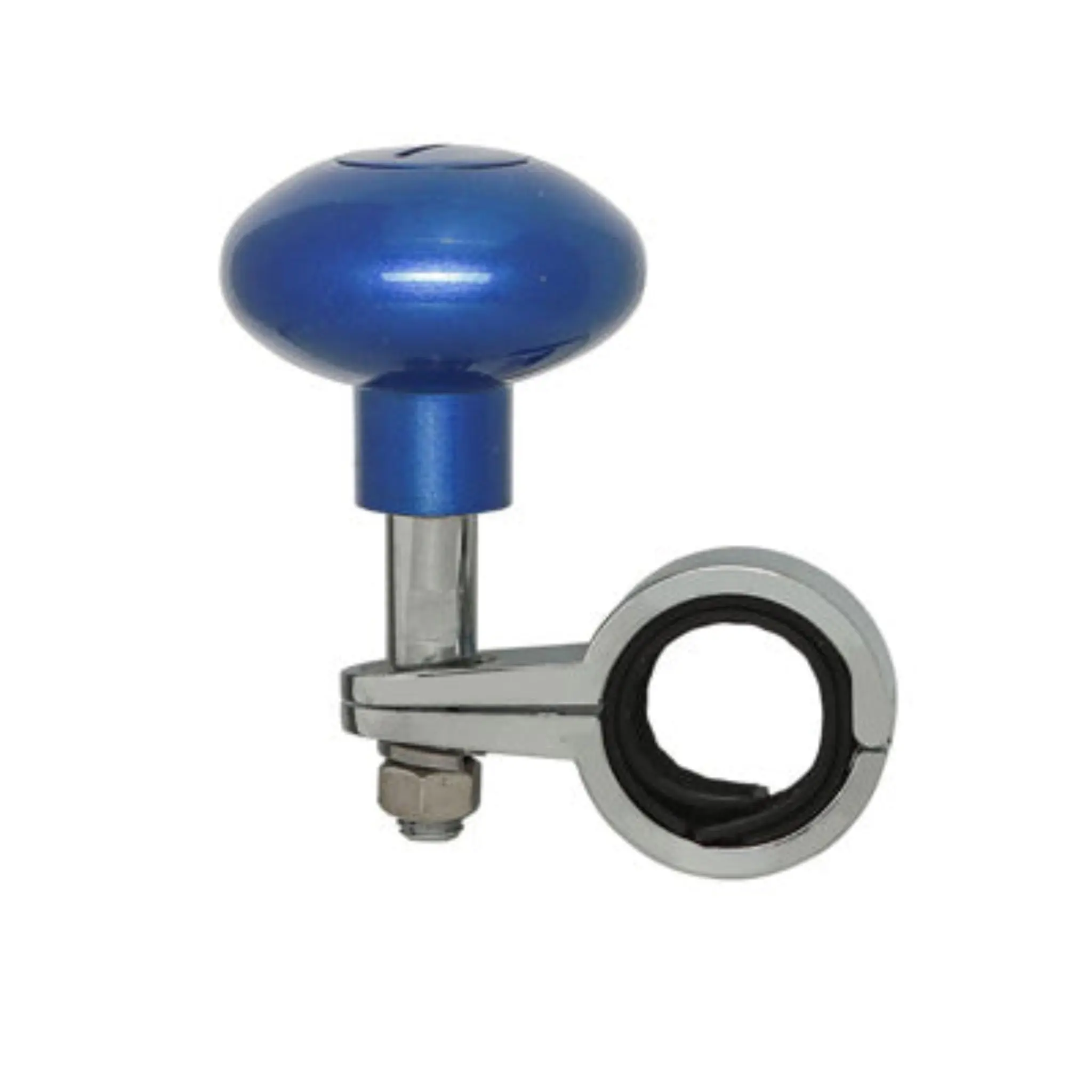 United Pacific Heavy Duty Steering Wheel Spinner, ABS Plastic Knob, Chrome Die Cast Clamp, Available in 7 Bold Colors, Suitable for Daily Driving & Commercial Use