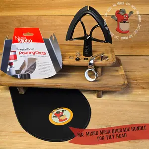 Mr Mixer Mega Upgrade Bundle for Tilt Head KitchenAid Mixer Compatible With Artisan/Classic/Classic Plus/Ultra Power