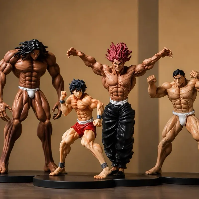 Fighting Anime Action Figures - Anime Figures for Collectors and Fans - Perfect for Display for Baki Fans