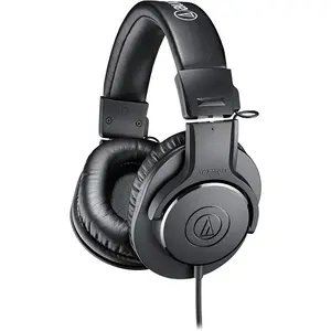 Audio-Technica ATH-M20x Professional Studio Monitor Headphones, Black (AUD ATHM20X)