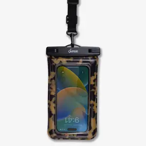 Waterproof Phone Pouch - Brown Tort