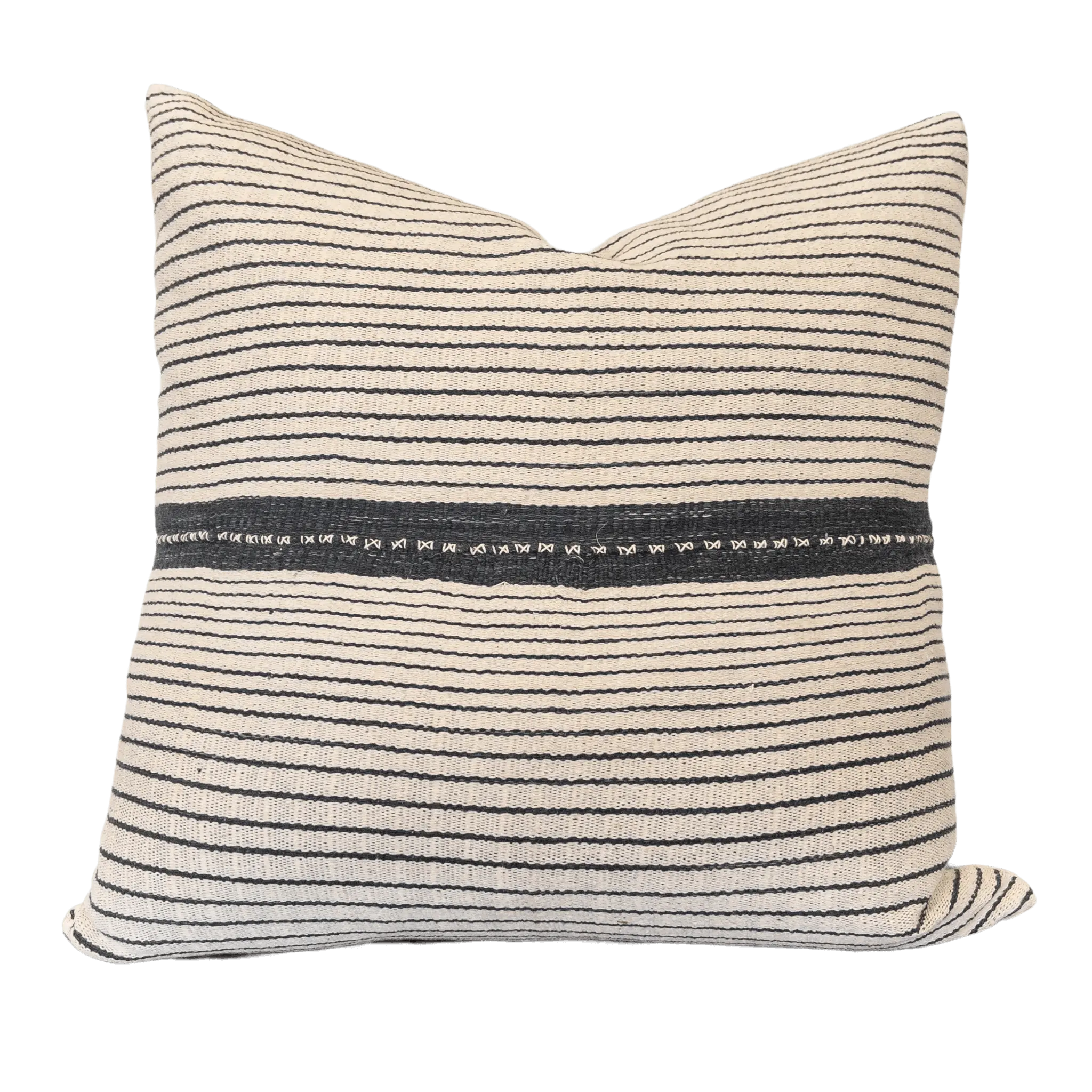 Striped Navy Prayer Pillow
