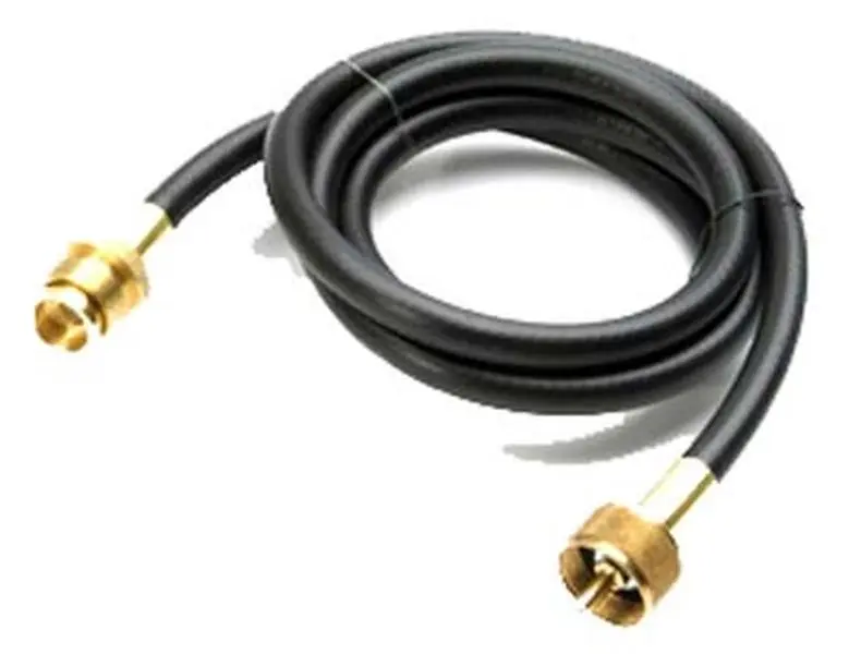 Enerco Mr Heater 5' Length Propane Hose Assembly F273710, 1 lb Compatibility, 20 Female Cylinder Thread, Distribution Posts, Hand Tighten Swivel