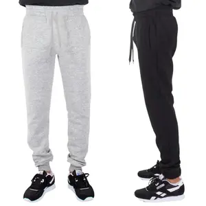 Men's Heavyweight Fleece Jogger Pants Slim Fit Sweatpants