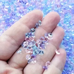 20g/1000pcs Transparent Sharp Bottom Artificial Diamonds, Wedding Nude Diamond, DIY Phone, Beauty Nails, Art Clay, Synthetic Crystal Fillers