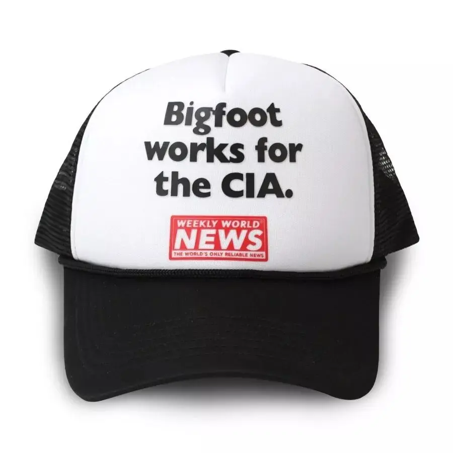 Creepy Co. BIGFOOT TRUCKER HAT Weekly World News Mesh Spooky Horror Sasquatch