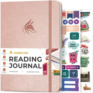 Reading Journal – Book Review Log with Reading Tracker Gifts & Accessories for Book Lovers Adults & Kids A5 (Rose Gold)