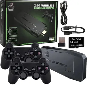 Game Stick 4K M8 HDMI Video Game Console - 64 GB Storage Capacity - Retro, Device