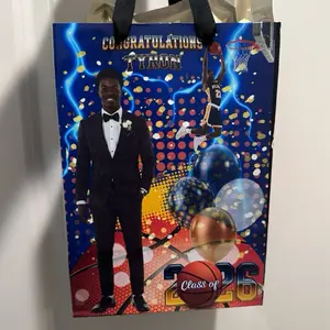 Custom Grad Photo Gift Bag| Party Gift Bag| Graduation Gift|