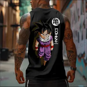 Unleash your inner warrior with this Kid Gohan tank top – inspired by Dragon Ball Z legends, perfect for workouts, cosplay, or anime street fashion