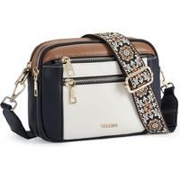 Beige with Black and Brown