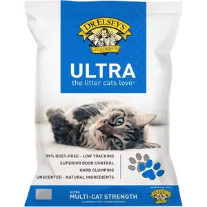 Ultra Unscented Clumping Clay Cat Litter 40 Lb. Bag