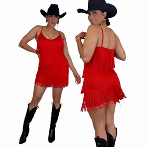 Fringe Mini Dress