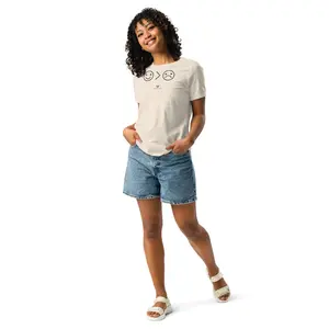Women’s Happy over Sad relaxed fit t-shirt Light