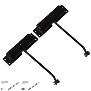 Dual Color Automatic Door Closer, Safety Spring Hinge, Adjustable, 66.14 Lbs, /, Lightweight, No Charging Required, for Doors