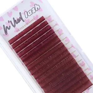 BLACK CHERRY LASH EXTENSIONS