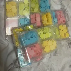 Portable Hand Soap Set, Flower Scented Bar Soaps, Travel Disposable Petal Soap, Ideal for Outdoor Use, Easy Carry, Cleanser, Cleansing, Hand Cleaning Product