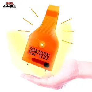DC 24V Automotive Fuse Tester Puller for ATO/ATC ATM Blade and Glass Tube Fuses, Universal for Mini & Standard Blade Fuse
