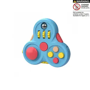 Multi-Function Fidget Toy - Portable Sensory Stress Relief Toy with Buttons, Sliders & Tactile Features for Kids & Adults, Anxiety Relief Desk Gadget