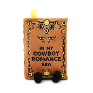 “In My Cowboy Romance Era” Book Plush