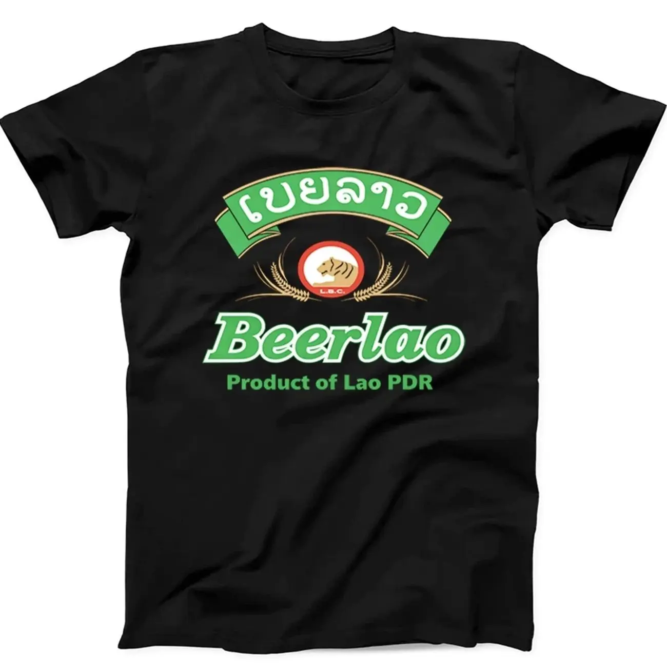 Beerlao Laos Retro Funny Gift T Shirt   555 4