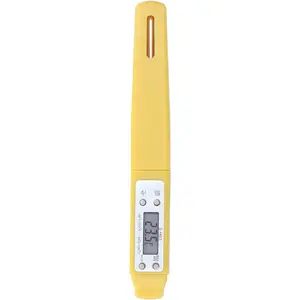 Digital Food Thermometer Automatic Calibration Pen High Accuracy Electronic Pocket Thermometer Yellow Home and Family Appliance and Decor