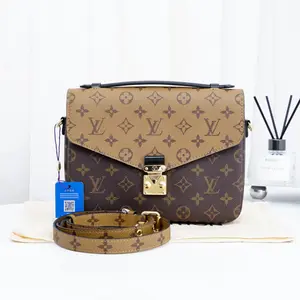 Pre-owned Louis Vuitton LV vintage color blocked mailman shoulder bag TJ26010001