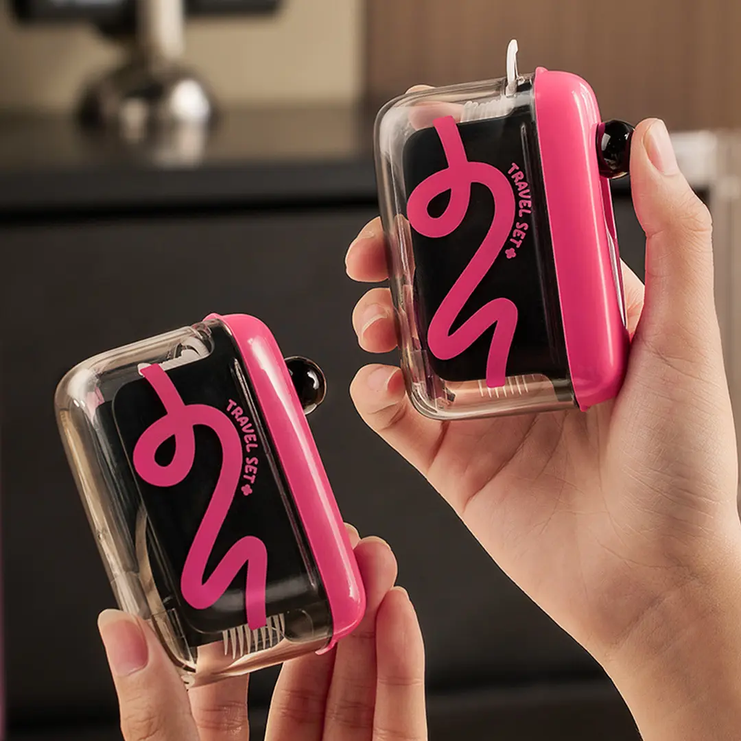 Automatic Pop-Up Dispenser, Travel Floss Picks with Case, Portable and Refillable for Home, Restaurant, and On-The-Go Oral Care
