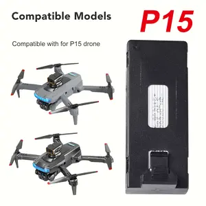 3.7V 1800mAh 1/2/3/5/10pcs lithium-ion battery is suitable for P15, E88, E99, E88 PRO, and E99 PRO remote-controlled drones. It provides a powerful alternative to extend flight time and is an ideal durable backup battery for Christmas gifts.