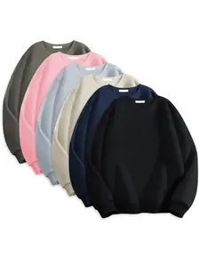 CCCMAI Unisex Casual Pullover Sweatshirt,  Regular Fit Casual Long Sleeve Round Neck Pullover for Spring Fall, Fashion Men's Top for Daily Wear