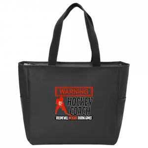 Warning Coach Zip Tote