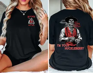 Baby Boomer Custom Shirt, Personalized 1946-1964 I'm Your Huckleberry Baby Boomer T-Shirt, Say When Western Cowboy Style Vintage Tee, Full Size, Full Color For Men And Women
