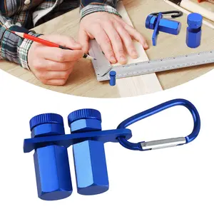 Tall Stair Gauges for Framing Square with Holder and Hook, Framing Jig for Speed Square, Framing Square Stops for Carpentry Squares & Circular Saw Versatile Circular Saw Layout Tool for Metal Stair Stringer,Stairs&Rafter Gauge Clamps, Father's Day Gift