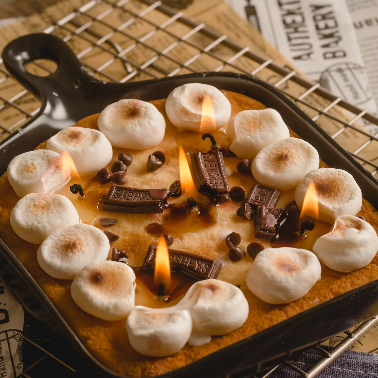 Candle | Personalized S’more Station Candle | Autumn Favorite Cookie Candle | Realtor Gifts | S'mores Décor