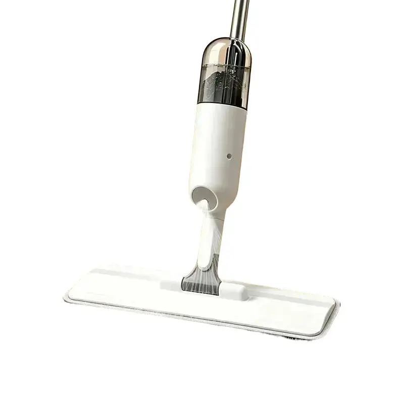 2026 New Portable Flat Mop - Home Use Water-Spraying Floor Cleaning Tool with Mini Size, Self-Squeeze, 1-Pass Cleaning, Hand-Wash-Free Design, Microfiber Head, Sudsy Scrubbing, Gap & Toe Kick Cleaning Capabilities Stainless Steel cloro xtub magic spin mop