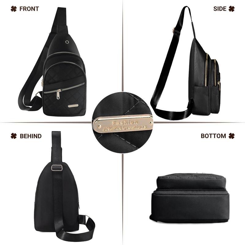 7-Color Women's Waterproof Oxford Bag | 3-in-1 Crossbody Fanny Chest Bag | Lightweight for Outings Travel