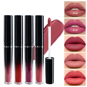 Matte Liquid Lipstick Lipgloss Long-lasting Non-stick Cup Glossy Lip Balm, Smudge Proof Moisturizing Lip Color for All-day Wear, Cosmetic
