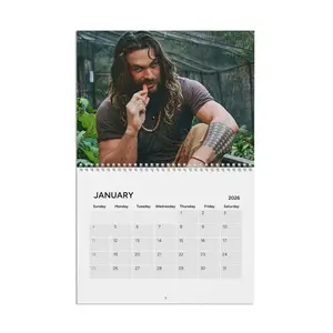 Jason Momoa 2026 Calendar | Photo Wall Calendar 2026 | Jason Momoa Fan Gift | Gift For Daughter | Secret Santa| Christmas Gift Exchange