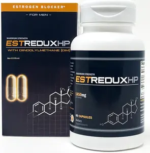 VH Nutrition ESTREDUX HP - with DIM for Men* | 1450mg of Maximum Strength Support, Tongkat Ali, Ashwagandha | 60 Capsules Healthcare Fitness
