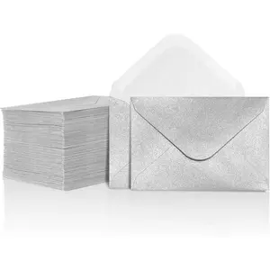 Card Envelopes - 100-Count Mini Envelopes, Paper Business Card Envelopes, Bulk  Envelope Pockets for Small Note Cards, , 4 x 2.7 Inches